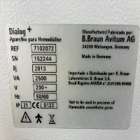 Bbraun Dialog+ Evo - Dialysis image 3